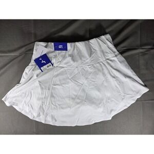 Joy Lab Women's High Rise Flowy Skort True White Size M NWT